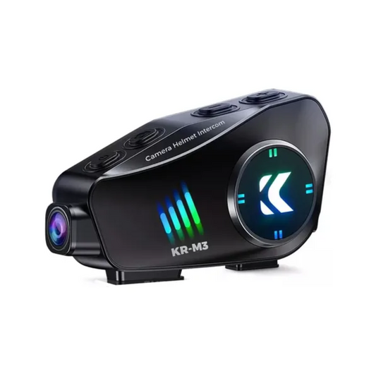 Intercomunicador Casco Moto KR-M3 Con Cámara HD 1080P