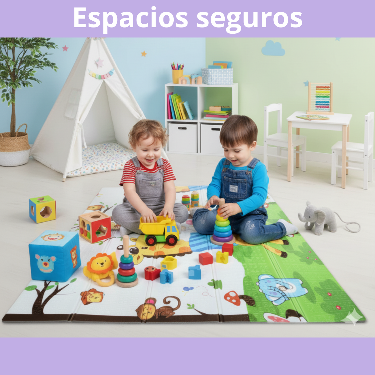 Tapete De Juego Plegable Gateo Bebé