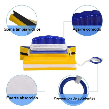 Limpia Vidrios Magnetico