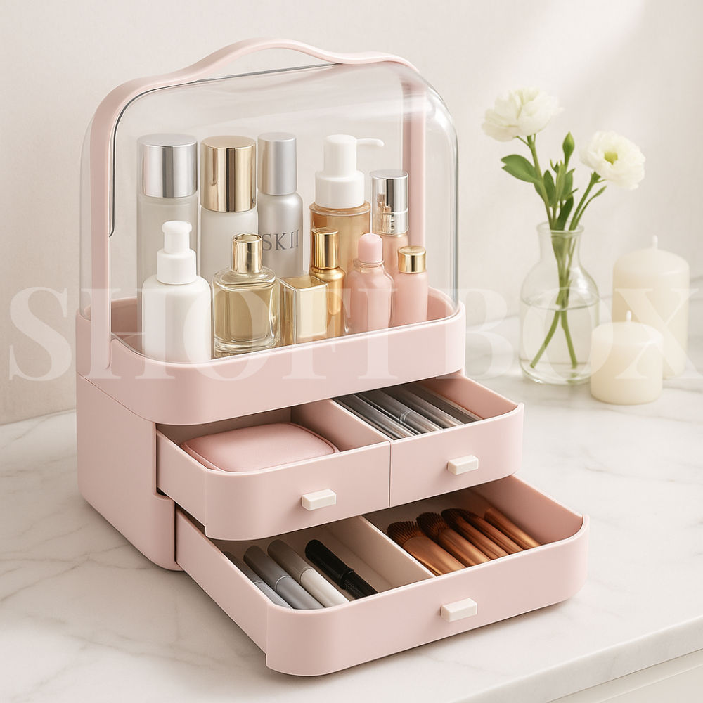 Organizador De Maquillaje Cosmeticos Acrílico 3 Cajones