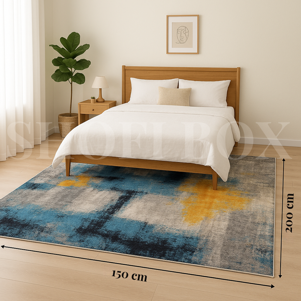 Tapete Alfombra Sala Persa 150x200 Moderna