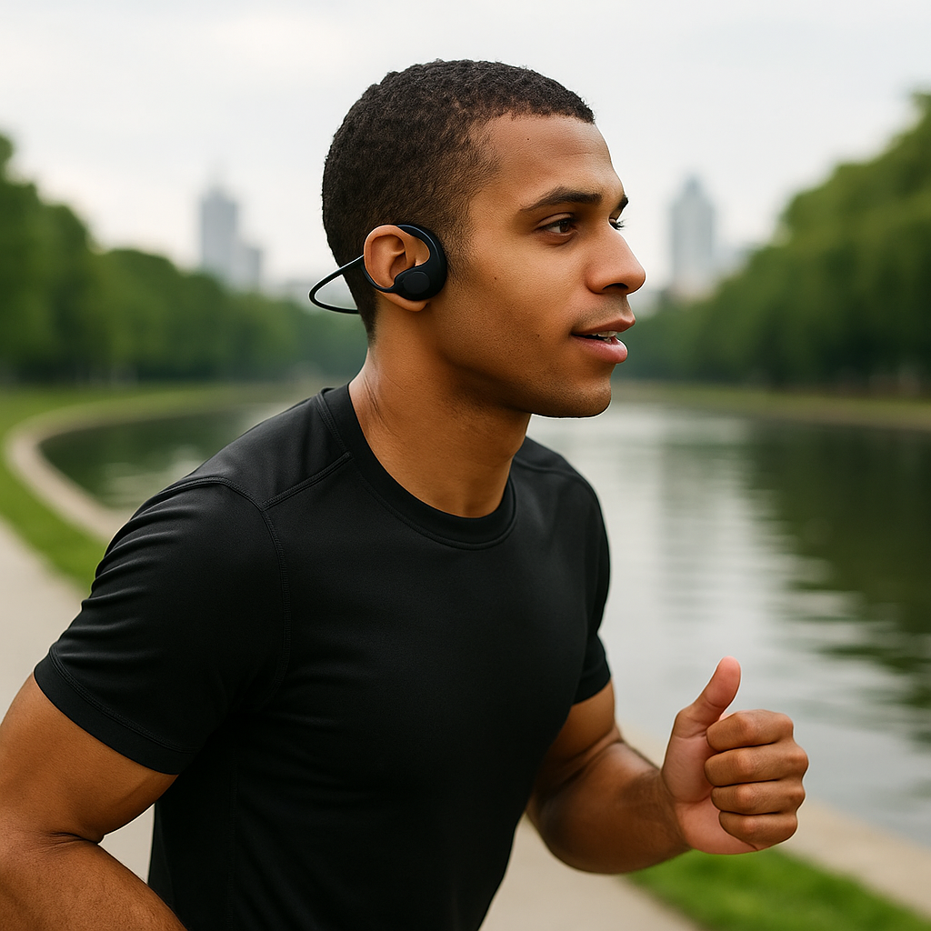 Auriculares Conducción Ósea Bluetooth Deportivos con Micrófono