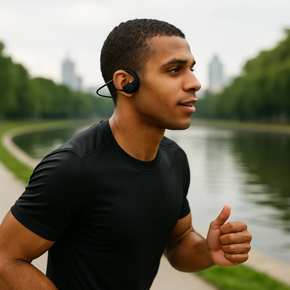 Auriculares Conducción Ósea Bluetooth Deportivos con Micrófono